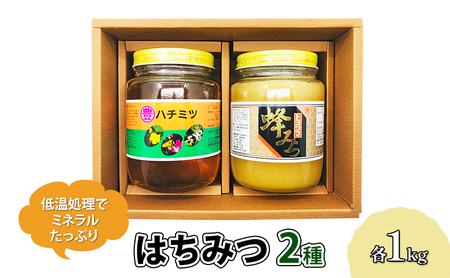 はちみつ セット 各1kg×2個 レンゲブレンド はちみつ