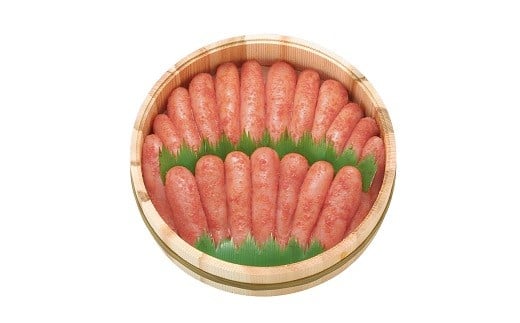 
            CD032.辛うしてごめんたい・無着色（木樽入り）／800g【辛子明太子】
          