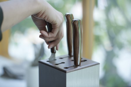 包丁2点セット＆スタンド（三徳＆ペティ）和 NAGOMI