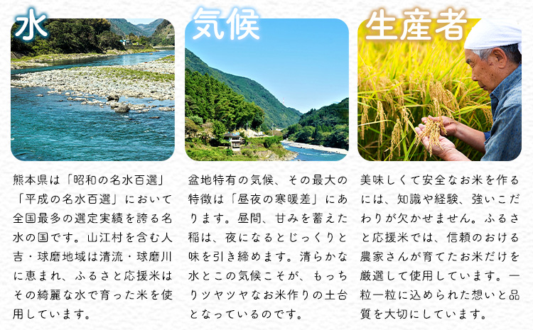 【6ヶ月定期便】米 無洗米 家庭用 熊本 ふるさと応援 定期便 米 5kg《申込み翌月から発送》 熊本県産 白米 精米 山江村 ブレンド米 国産 おうちご飯 予約 返礼品 発送 配送 SDGs わけあ
