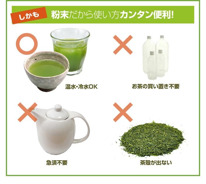 楽らく茶 スティック 1g×100包 計100g｜ 静岡県 静岡茶 粉末 粉末緑茶 緑茶 お茶 茶