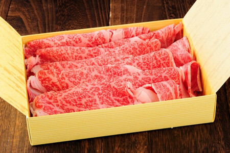 11月発送【A4ランク以上】近江牛ロースすき焼きしゃぶしゃぶ用 500g
