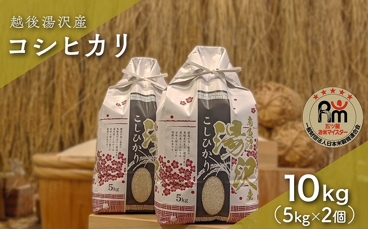 
            令和7年産 白米 10kg(5kg×2)「五つ星お米マイスター」の精米 【湯沢産コシヒカリ】
          