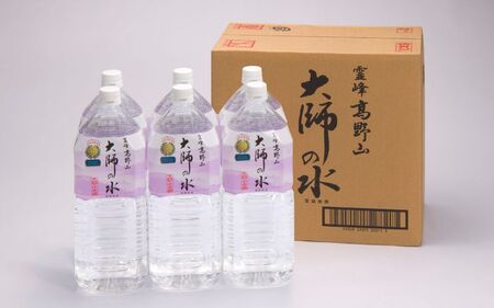 大師の水2L（6本入）× 2ケース (計12本)【E002-skky002】