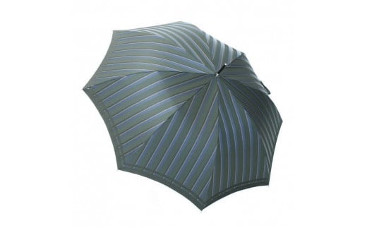 
                  槙田商店【紳士長傘】Tie Stripe×Plain ダークグリーン
                