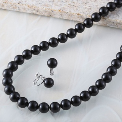 
漆黒の大玉ジェット2点セット【1214990】
