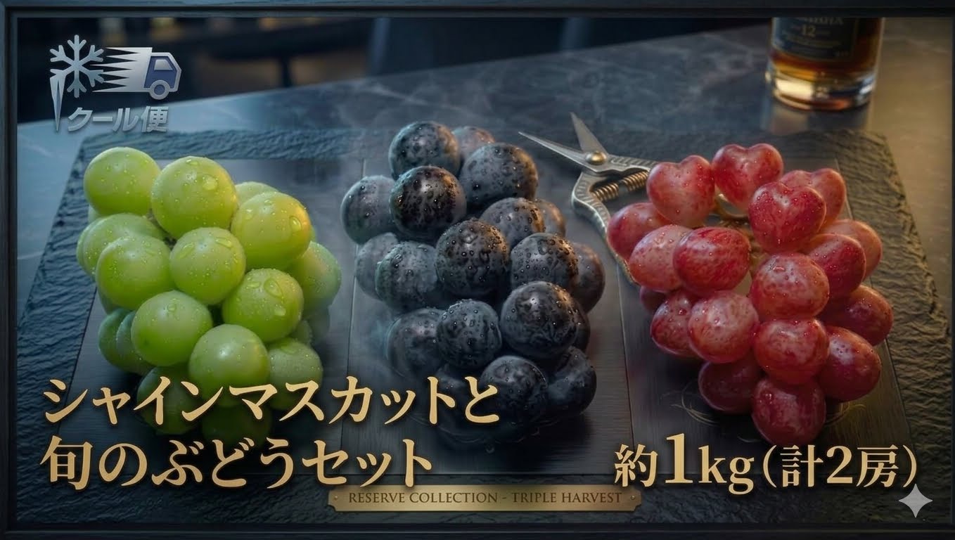【ふるさと納税】【2026年発送】 シャインマスカットと旬のぶどうセット 約1kg 2房 Grapes garden goat《2026年8月中旬〜10月上旬頃に出荷予定(土日祝除く)》岡山県矢掛町 葡萄 果物 優品 スイーツ フルーツ デザート