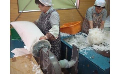 一般的な高さの羽根枕　1個