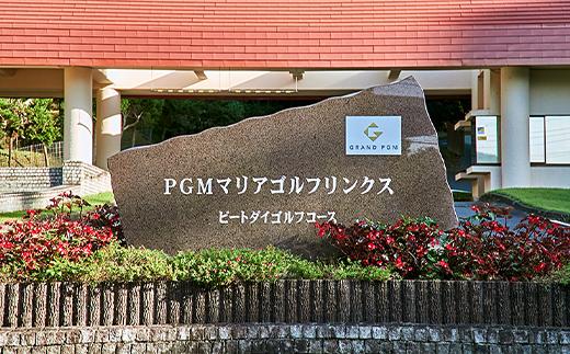PGMマリアゴルフリンクス 土日祝1名プレー券(セルフ) 【ふるさと納税 ゴルフプレー券 ゴルフ ゴルフ場 プレー券 千葉県 木更津市 送料無料】 KB006