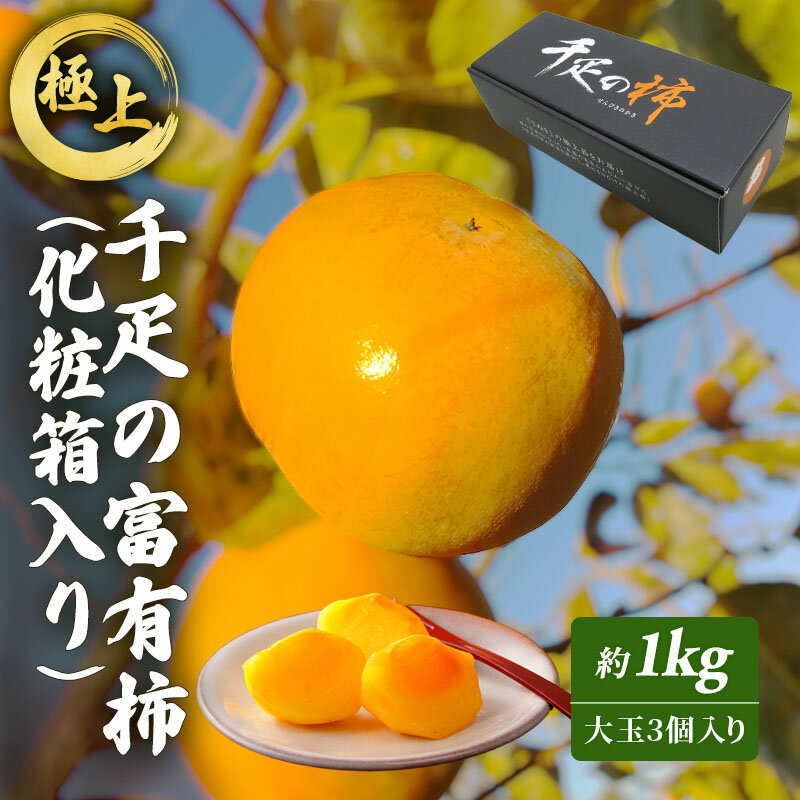 【ふるさと納税】極上！ 千疋の富有柿(化粧箱入り) 果物類 　お届け：2026年11月10日～2026年12月20日