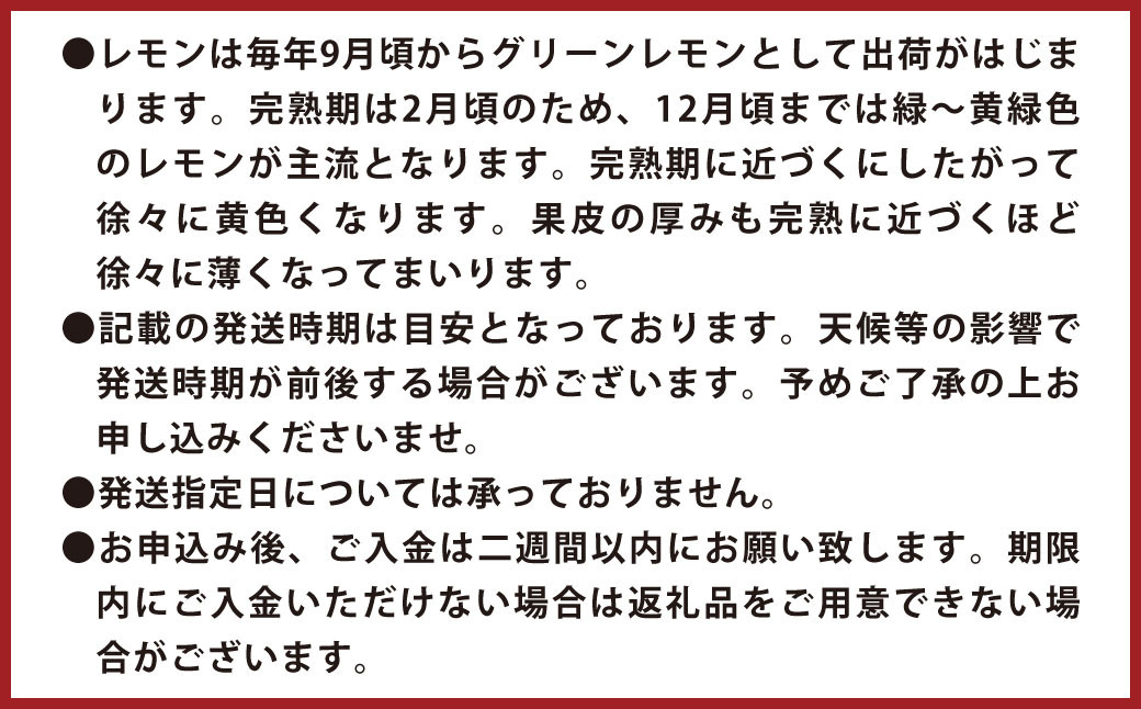 環境マイスターのレモン 3kg