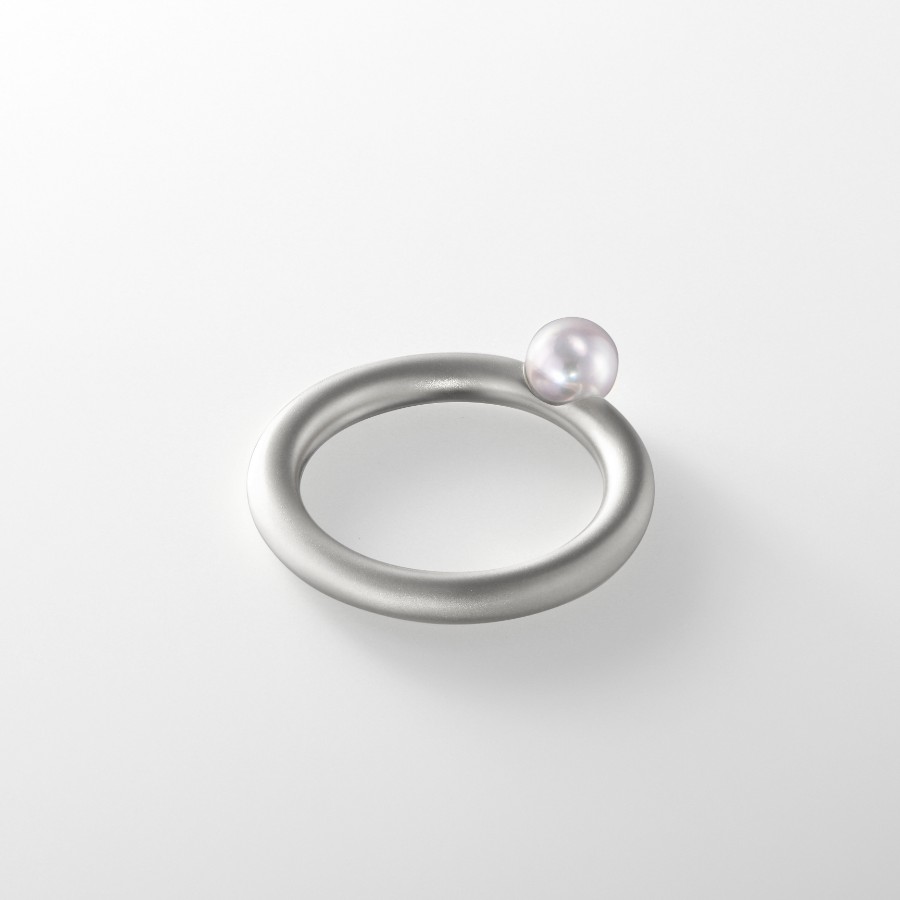 ＜nokim＞K14WG アコヤパール リング circle of myself　akoyapearl ring KNR-22WG