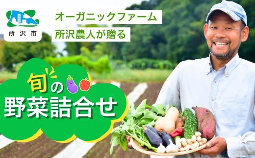 オーガニックファーム所沢農人の旬の野菜詰め合わせ(7～8種) | 埼玉県 所沢市 野菜 野菜詰合せ 野菜セット 詰め合わせ 詰合せ セット  おいしい おすすめ プレゼント ギフト お取り寄せ