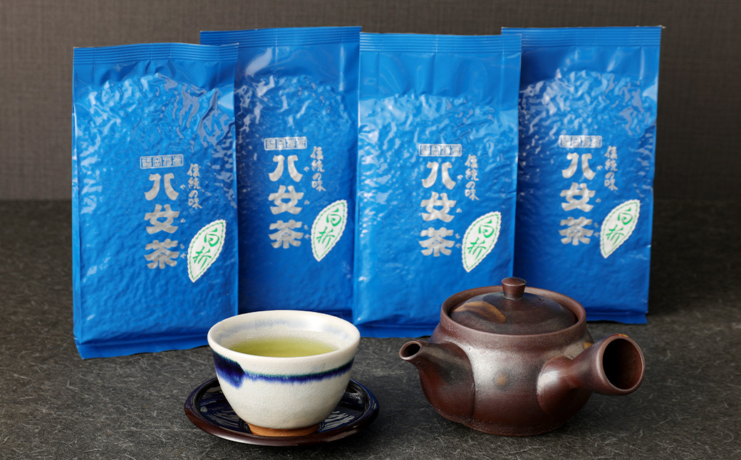 福岡県産 八女茶 100％ 白折茶 くき茶 800g(200g×4袋)