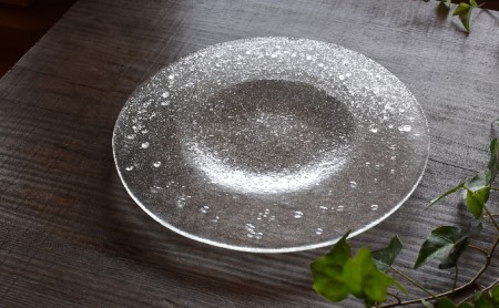 ガラス皿 大皿 プレート ガラス製 食器 ガラス皿 【1枚】