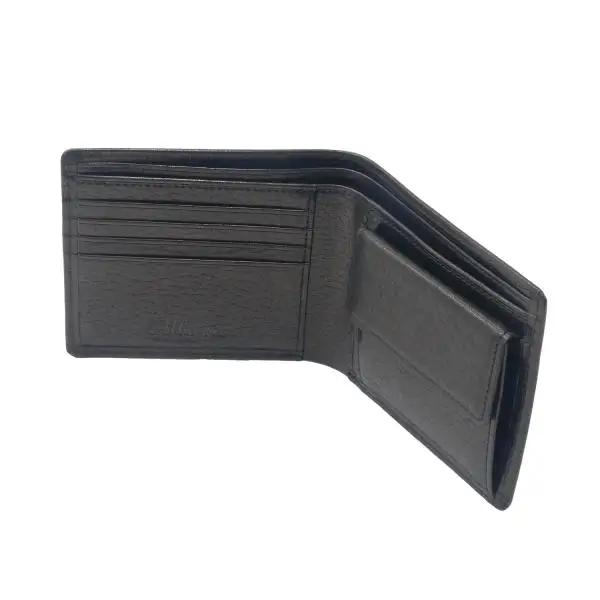 豊岡財布　AW0404二つ折りウォレット（ブラック）