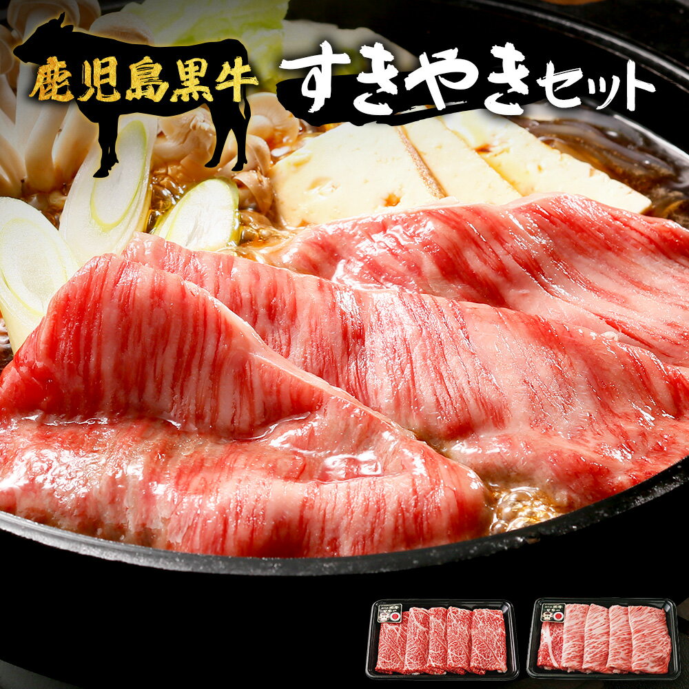 【ふるさと納税】牛肉 5等級 鹿児島 黒牛 すき焼き 600g ( 300g×2パック ) セット