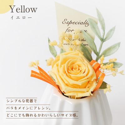 ふるさと納税 羽島市 プリザーブドフラワーアレンジ 【プティ バラ(イエロー)】 |  | 01