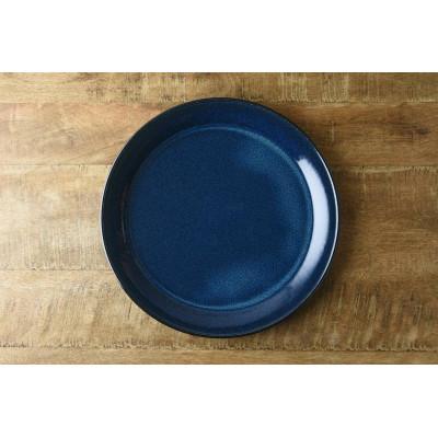 ふるさと納税 瑞浪市 【美濃焼】北欧ブルー 27cmプレート 1点 35190290