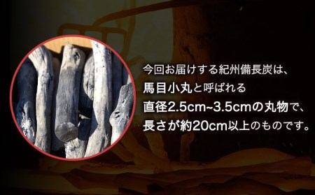 紀州備長炭 馬目小丸 約5kg　炭