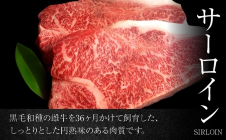 葉山クィーンビーフ サーロイン 250gx4／ 牛肉 サーロイン 黒毛 ステーキ 【株式会社石井ファーム葉山マルシェ】[ASCD018]