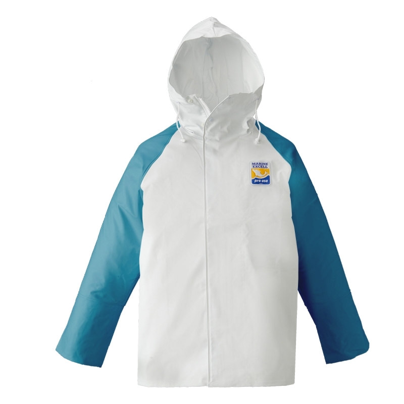 
            マリンエクセル　LADIES　パーカー　ターコイズ 1237016【サイズ：L】 / 防水 防風 レディース 作業服 作業着【logo188】
          