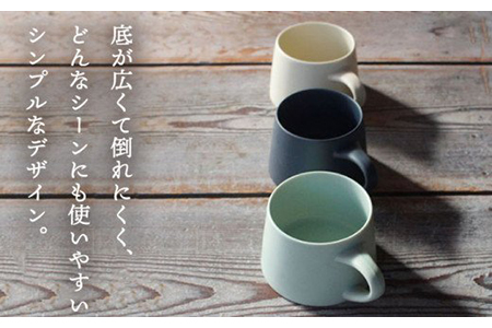 【美濃焼】flat Smug Sマグ2個セット（コバルト×ペールブルー）【KANEAKI SAKAI POTTERY】【TOKI MINOYAKI返礼品】 食器 マグカップ ティーカップ コーヒーカッ