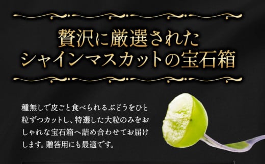 【先行予約】シャインマスカット 岡山 ギフト たたらみねらる 煌めく果粒の宝石箱 Y&G.ディストリビューター株式会社《8月下旬-10月下旬頃出荷》糖度18度以上 甘い 種無し 獲れたて ぶどう ブド