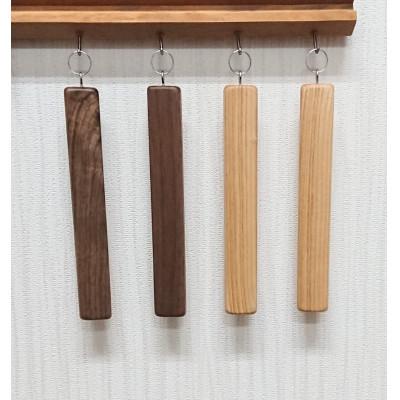 ふるさと納税 大川市 【2025年11月中旬発送】旅館風木製キーホルダー　4本セット |  | 01