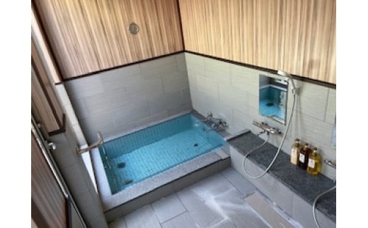湯温は39℃に調整しています