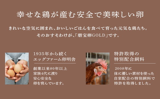 【5ケ月定期便】磨宝卵GOLD/贈答箱 30個入｜ たまご 卵 鶏卵 定期便 栃木県 宇都宮市 ※離島への配送不可