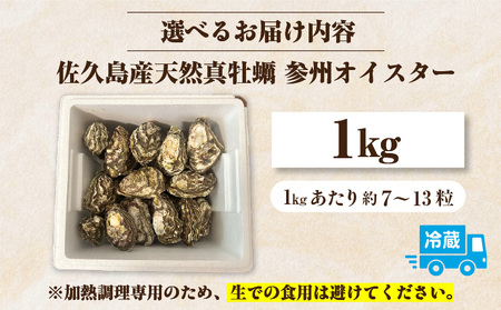 佐久島産天然真牡蠣　参州オイスター　1㎏≪配達不可エリア：北海道・沖縄・離島・東北・九州≫・E029