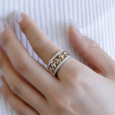 ふるさと納税 山梨県 【16.5号】P/K ダイヤモンドリング / アラベスク |  | 03