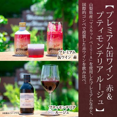 ふるさと納税 笛吹市 【熨斗】 赤ワイン 3種 9本 飲み比べ 瓶1本・缶2種8本セット モンデ酒造 山梨県 笛吹市 |  | 02