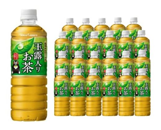 【ふるさと納税】玉露入り お茶 600ml×24本入 | 1ケース ペットボトル 緑茶 日本茶 飲料 箱 セット まとめ買い キリンビバレッジ ポッカサッポロ 静岡県 小山町 送料無料 【北海道・沖縄・離島　配送不可】