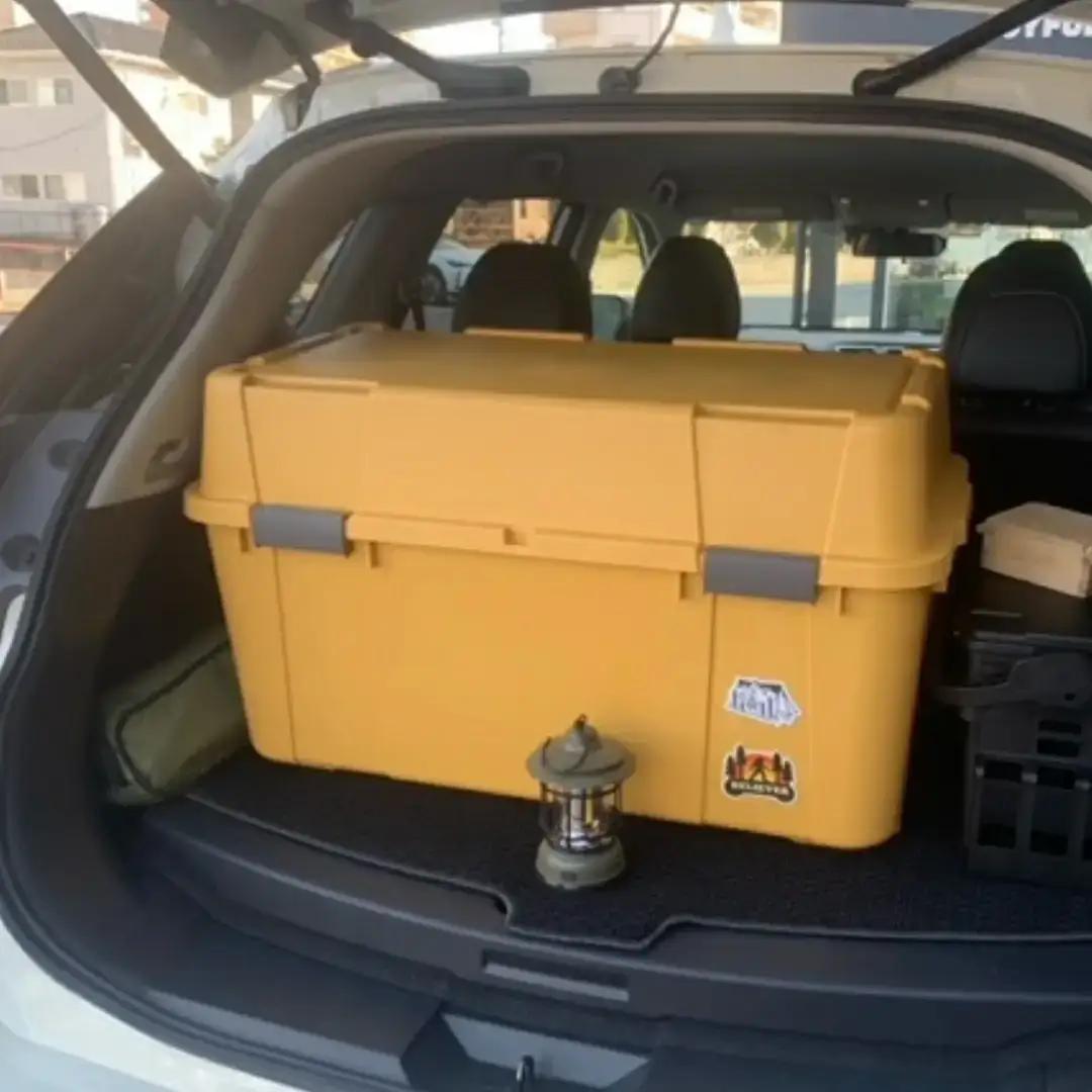 スペースボックス880 105L アウトドア キャンプ 工具収納 高圧洗浄機 防災用品釣り アウトドアコンテナ コンテナ キャンプ用品 宅配ボックス 灯油 タンク 灯油缶 アイボリー 【010S532