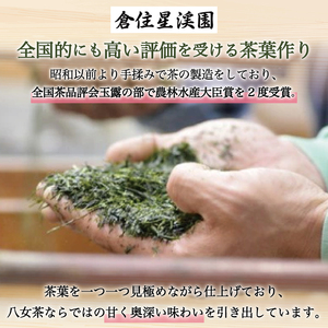 【ふるさと納税】【2025年産】星野村の八女茶 2本セット [a9273] 株式会社 ゼロプラス 【返礼品】添田町 ふるさと納税