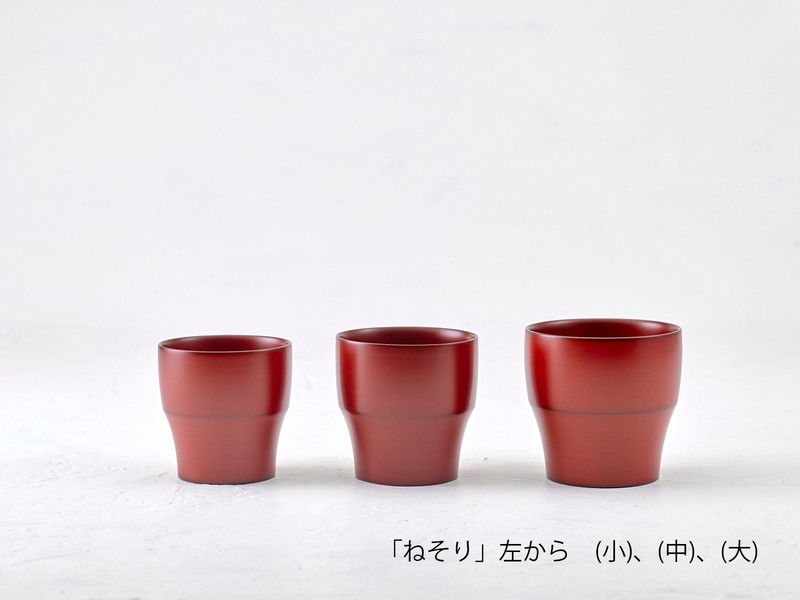 【朱】 【滴生舎】 浄法寺漆器 ねそり （中）