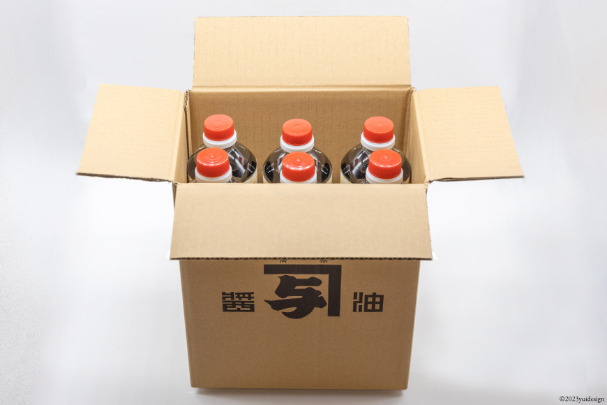 醤油 調味料 こいくち醤油 1L 6本 [カネヨ醤油 石川県 志賀町 AG4128] お醤油 しょうゆ 濃口 まろやか 旨味 うまみ 甘み あまみ 大容量 1リットル 6本セット セット 常温保存 手