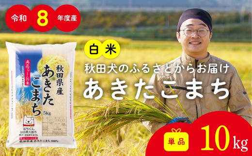 令和8年産秋田県産あきたこまち(白米)10kg / 米 白米 10kg 令和8年産 秋田県産 あきたこまち 5kg×2袋 おにぎり 大館 東北 秋田 小分け こわけ 大館市 10キロ 10ｷﾛ 10きろ【72P051002-S-01-10-oi3】【ふるさと納税3.0】