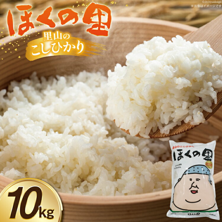 【ふるさと納税】 米 令和7年度産 里山のこしひかり ほくの里 10kg 1袋 [JA石川かほく 石川県 津幡町 tb17nir90048] お米 白米 ご飯 ごはん コメ こめ 小分け 家庭用 コシヒカリ おこめ 精米