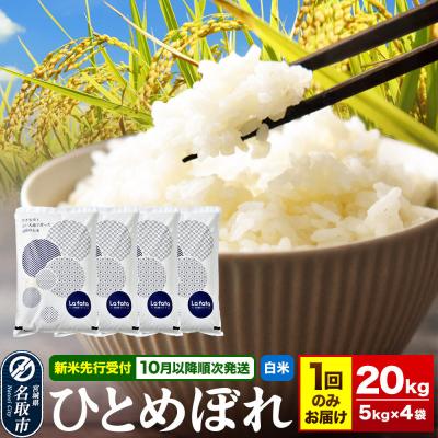ふるさと納税 名取市 10月以降発送 ひとめぼれ 20kg(5kg×4) 令和8年産|21_lft-382001