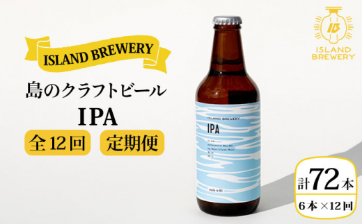 【全12回 定期便 】クラフトビール 地ビール  IPA 6本 【ISLAND BREWERY】 《 壱岐市 》[JED014] 216000 216000円