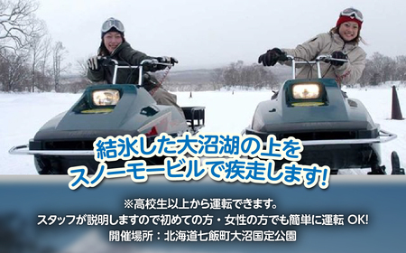 氷上スノーモービル(2人乗り)　1台 NABE006