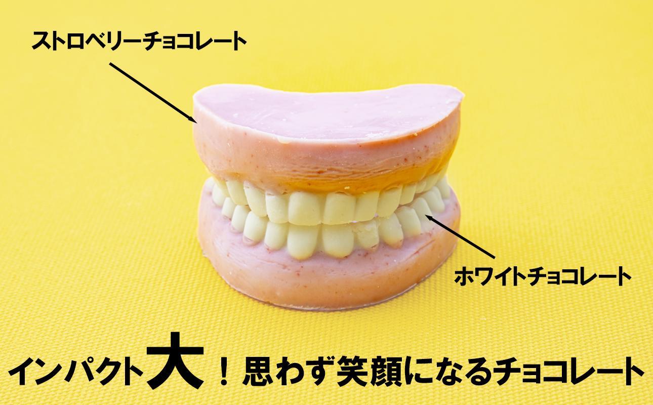 ハロウィン・バレンタインデーチョコレートのニューウェーブ。あなたと一緒にいればー「入れ歯チョコレート」（5個セット）ハロウィンの仮装に。バレンタインデーのサプライズに。【チョコ、チョコレート、サプライ