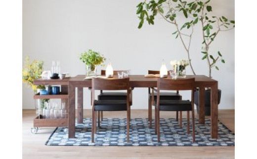 CARAMELLA Dining Table 98210 walnut