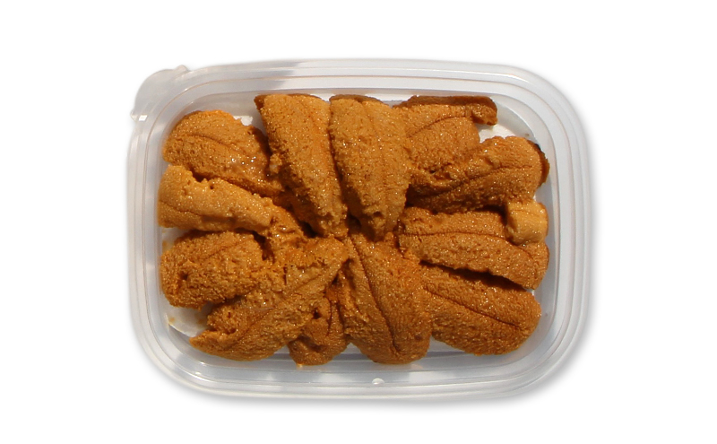 北海道 礼文島産 冷凍生うに(キタムラサキウニ) 80g×1個 ＆ 