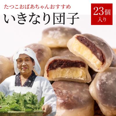 ふるさと納税 八代市 たつこおばあちゃんおすすめ いきなり団子 1個(60g) × 23個入_143-2243-C