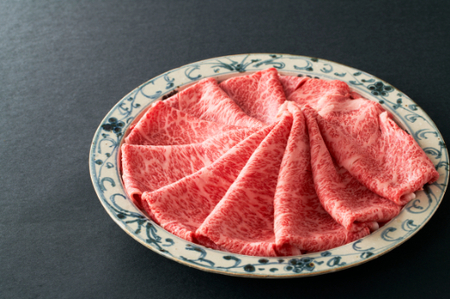 【寛閑観】近江牛『赤身』すき焼きしゃぶしゃぶ用　350g【冷蔵】【FR15SM】
