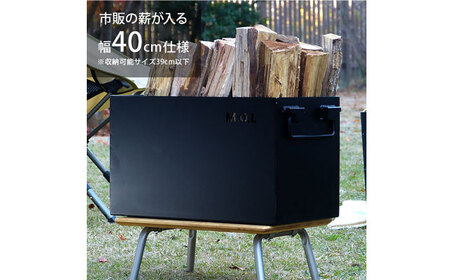 M.O.L 極厚スチール製コンテナボックス タフコンL＋フタ付き MOL-X30L-SET [VBZ005] コンテナ キャンプ キャンプ用品 ギア アウトドア